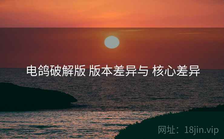 电鸽破解版 版本差异与 核心差异  第2张