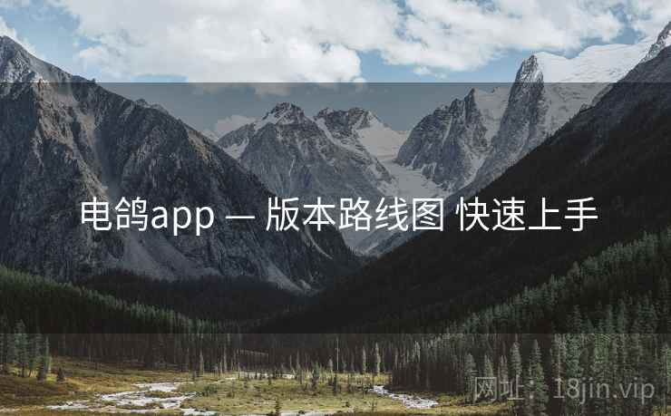 电鸽app — 版本路线图 快速上手